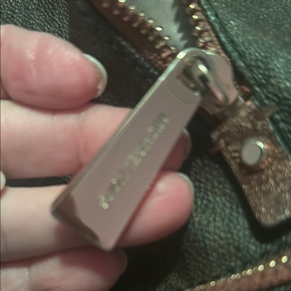 Michael Kors Brown Medium Logo Backpack - Picture 14 of 15